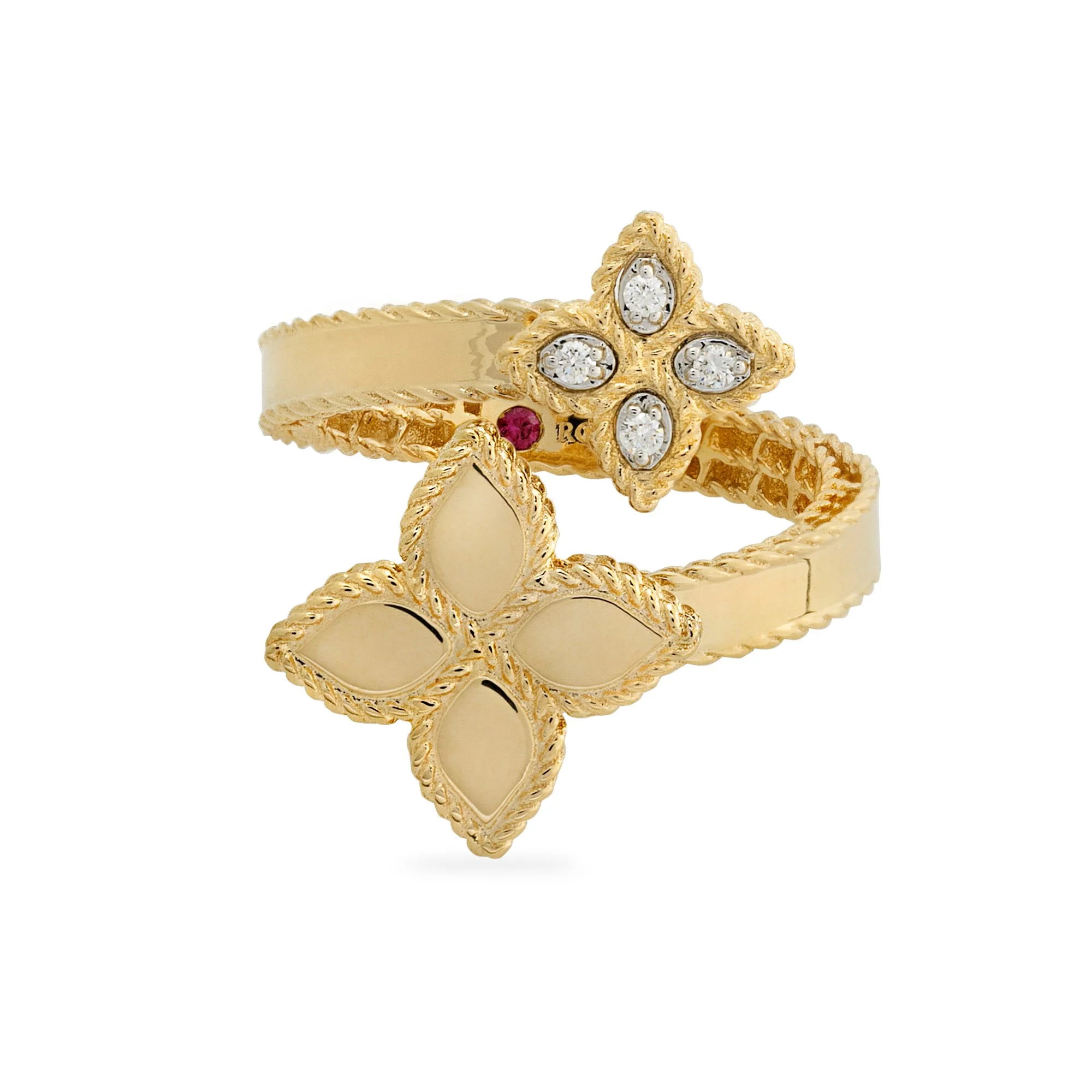 PRINCESS FLOWER RING WITH DIAMONDS - Image 3