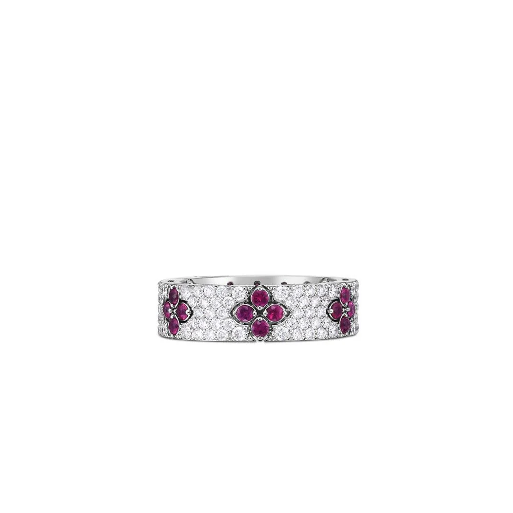LOVE IN VERONA RING WITH DIAMONDS AND RUBIES - Image 3