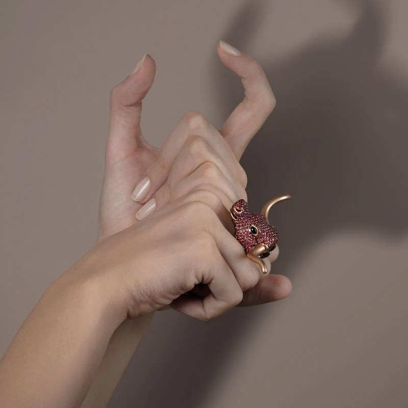 RING SAPPHIRES ANIMALIER - Image 2