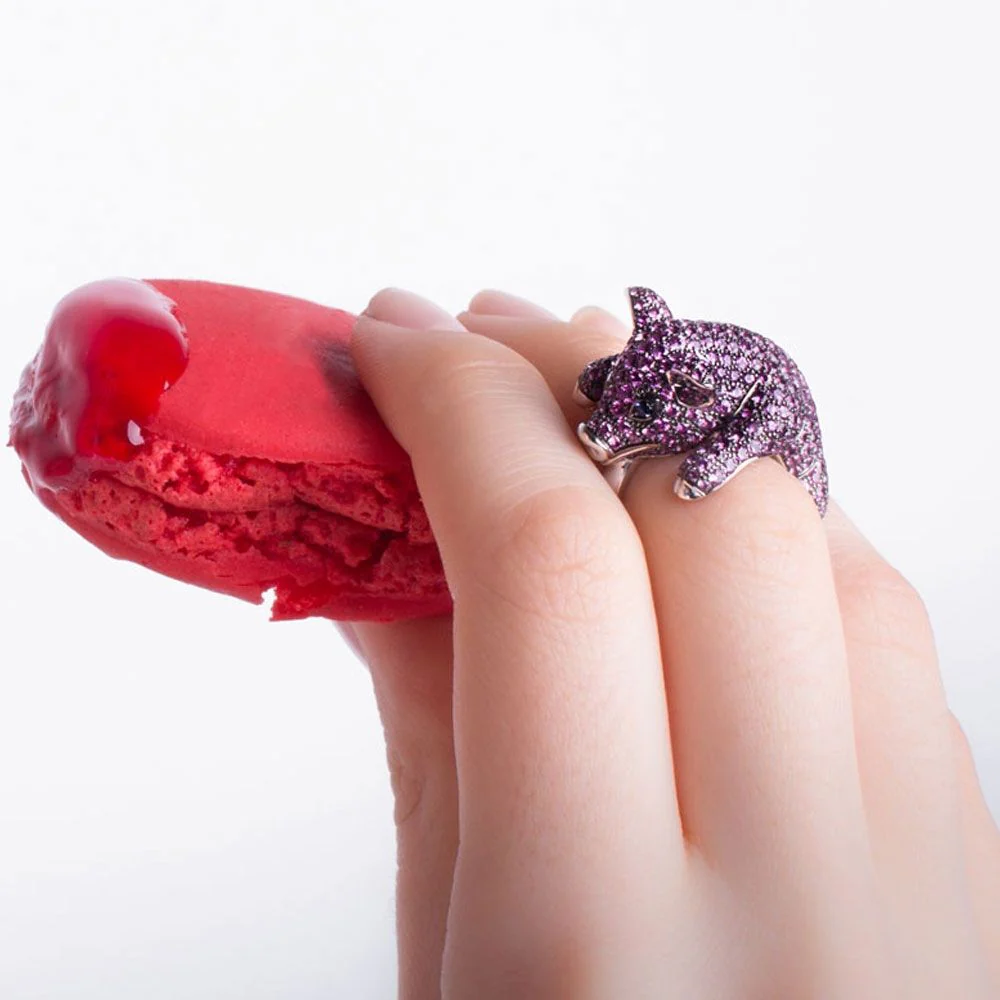 RING SAPPHIRES ANIMALIER - Image 2