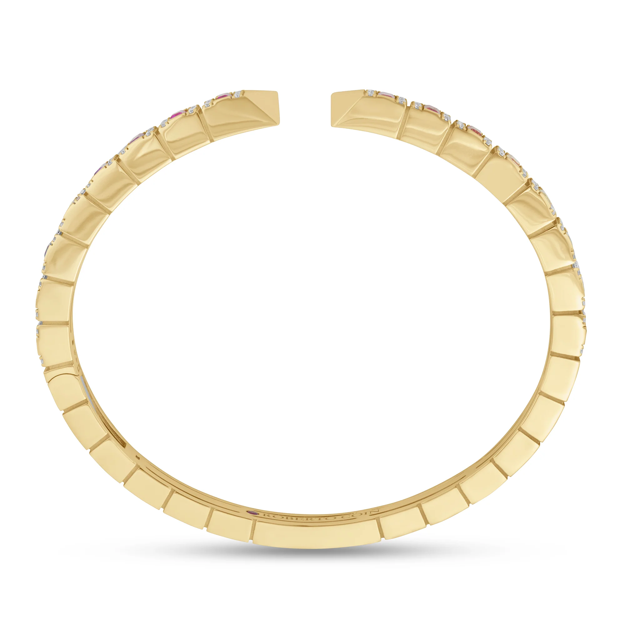 SAUVAGE PRIVĂ BANGLE WITH DIAMONDS AND SAPPHIRES - Image 2