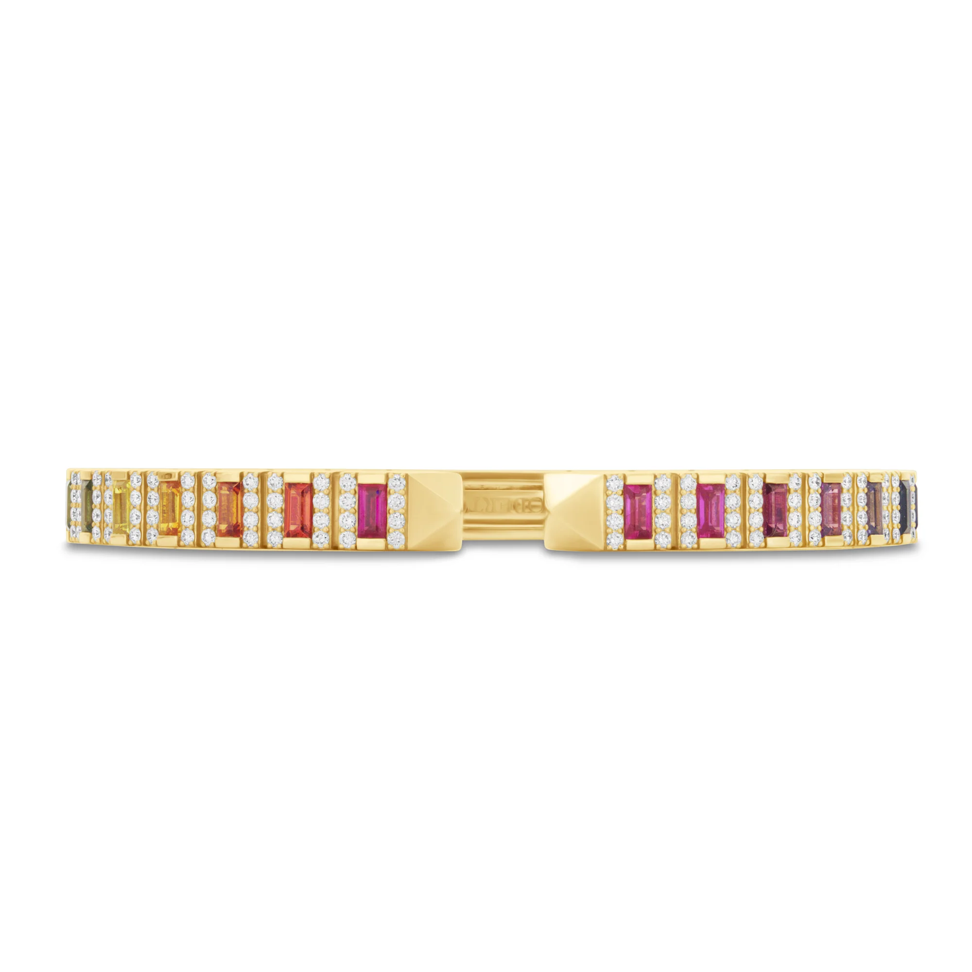 SAUVAGE PRIVĂ BANGLE WITH DIAMONDS AND SAPPHIRES - Image 3