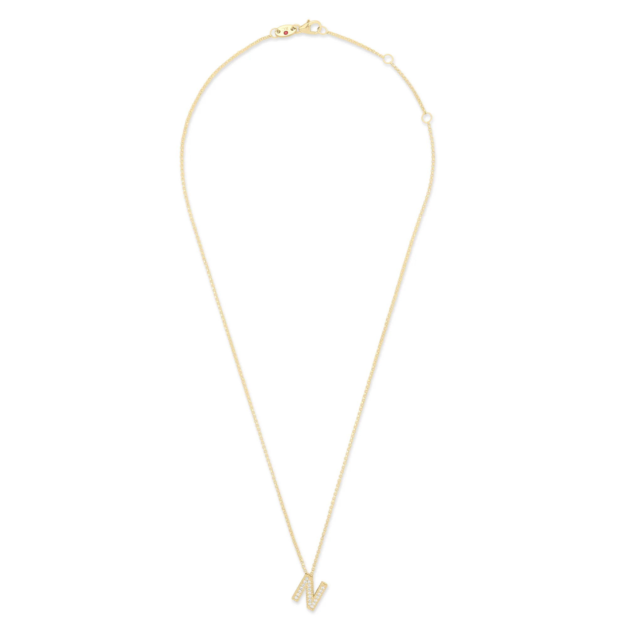 TINY TREASURE NECKLACE WITH DIAMONDS - Image 2