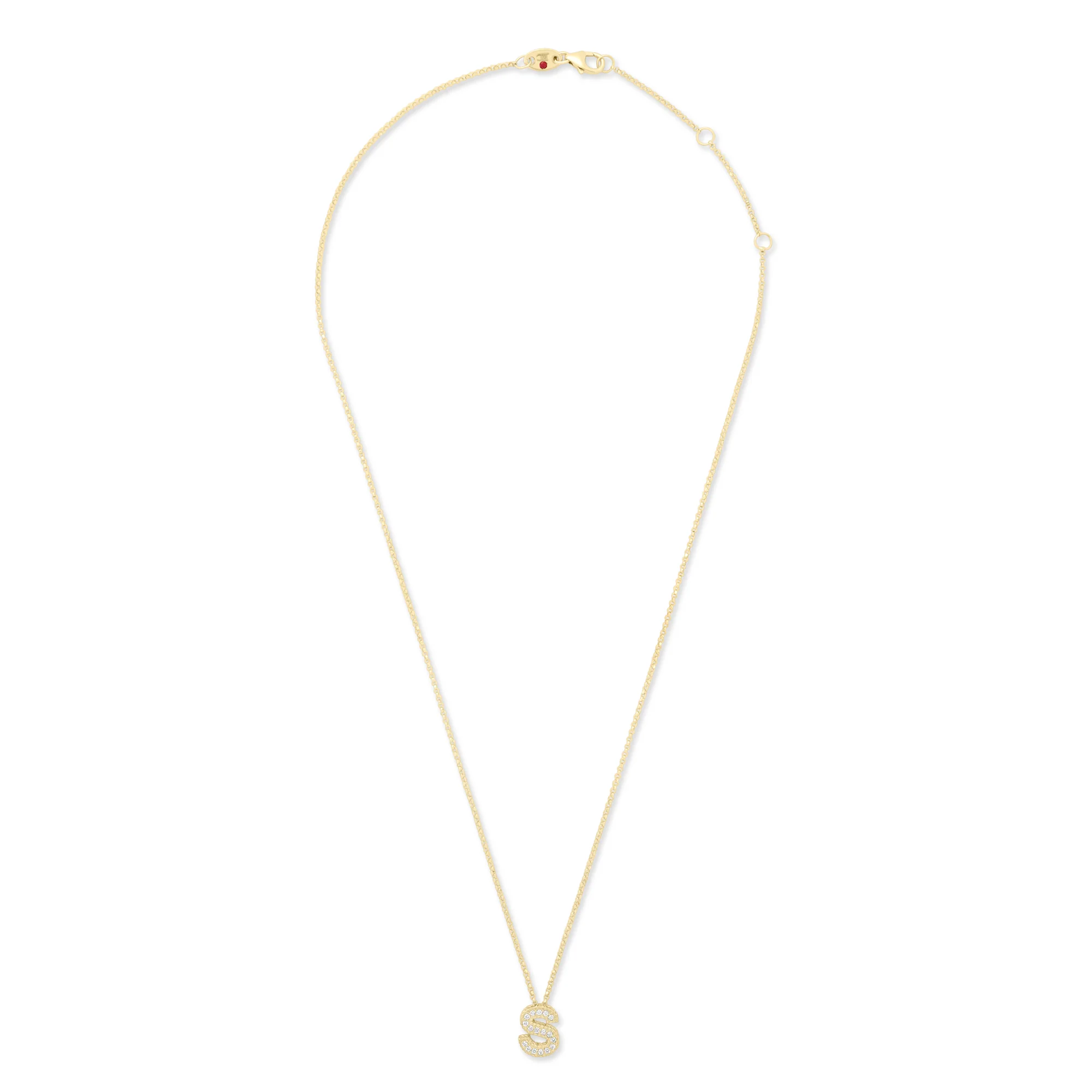 TINY TREASURE NECKLACE WITH DIAMONDS - Image 2