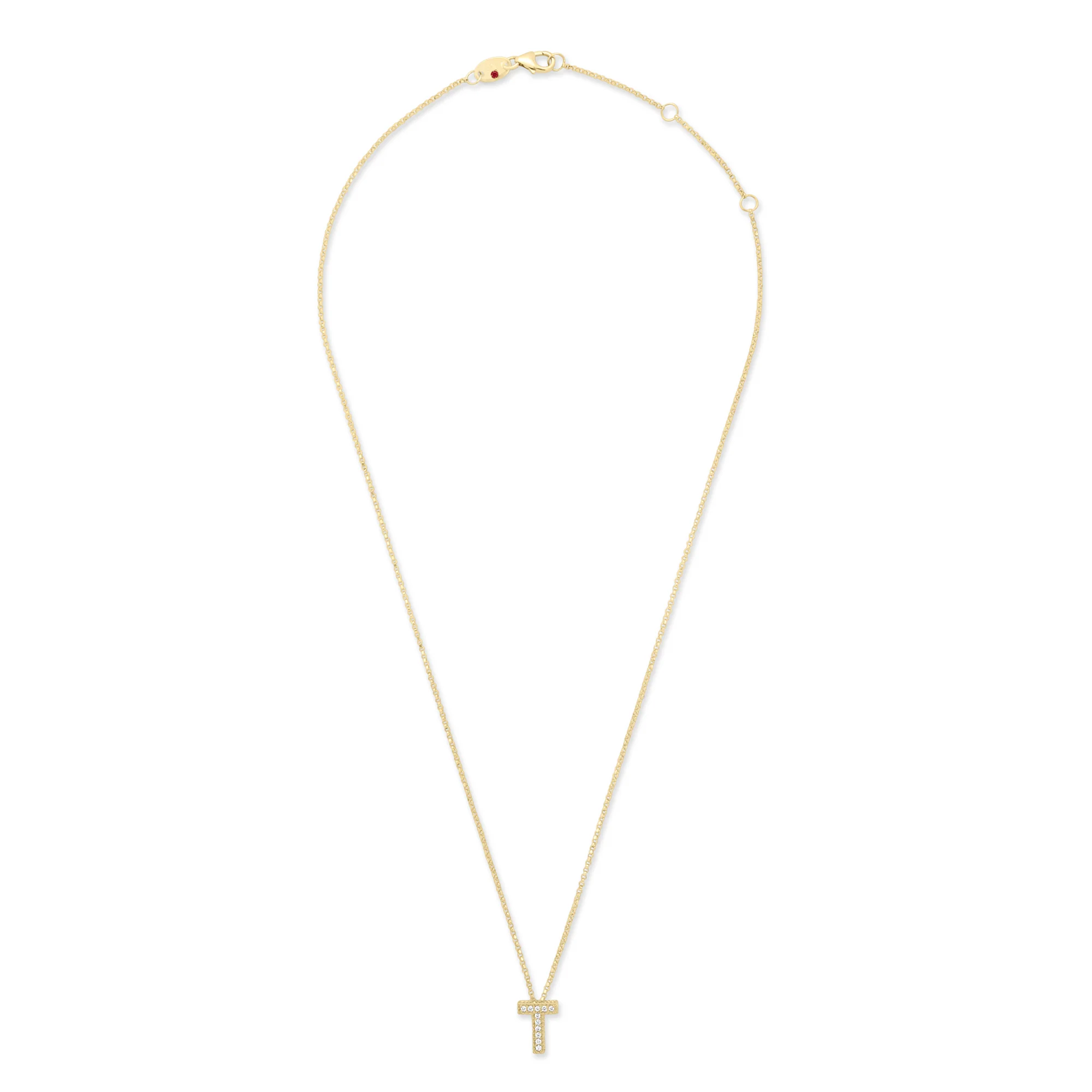 TINY TREASURE NECKLACE WITH DIAMONDS - Image 2