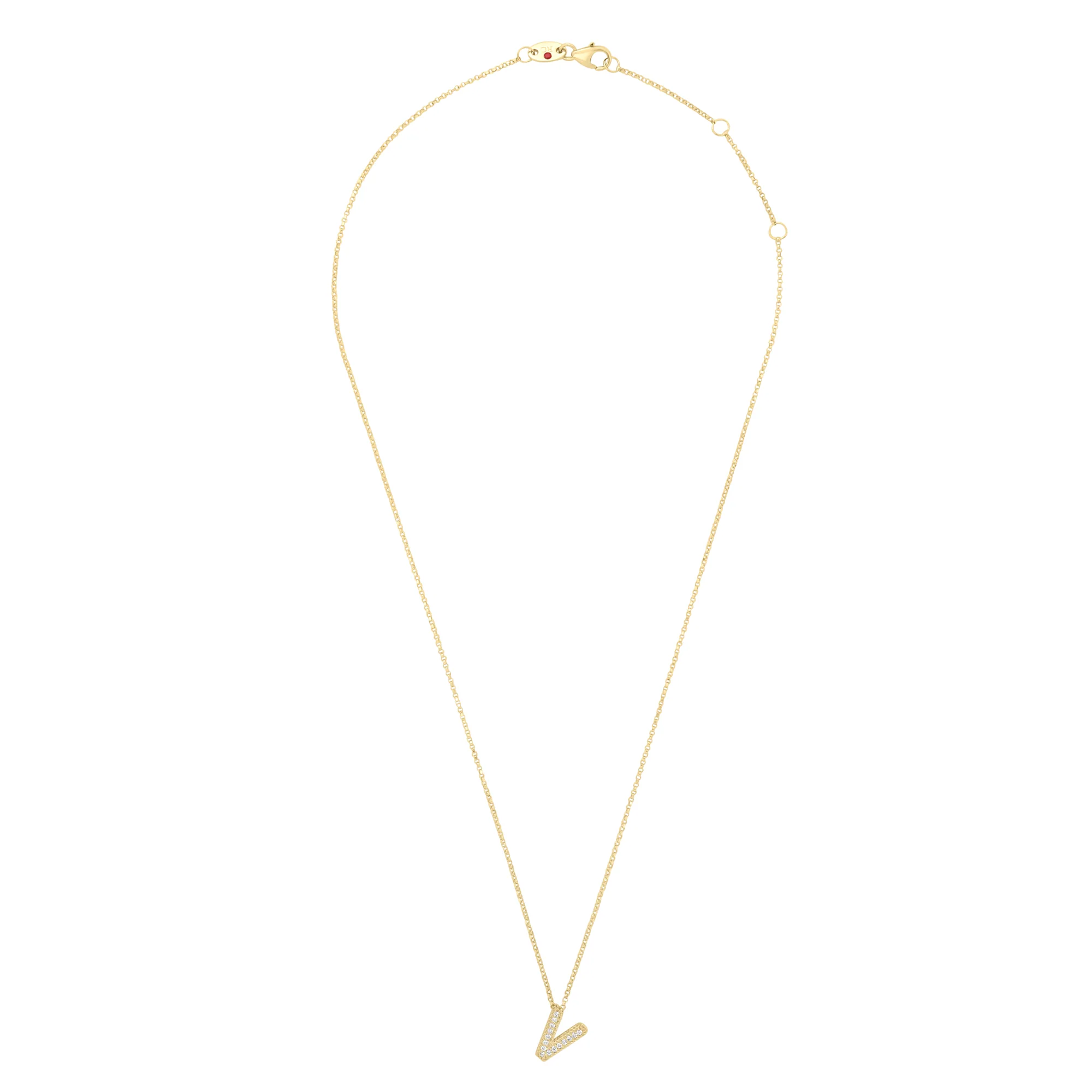 TINY TREASURE NECKLACE WITH DIAMONDS - Image 2