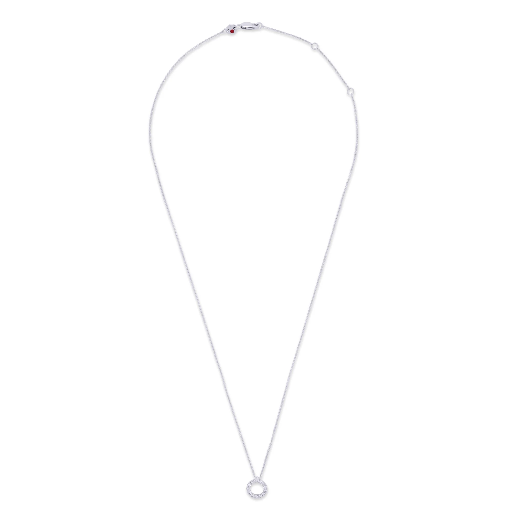 TINY TREASURE NECKLACE WITH DIAMONDS - Image 2