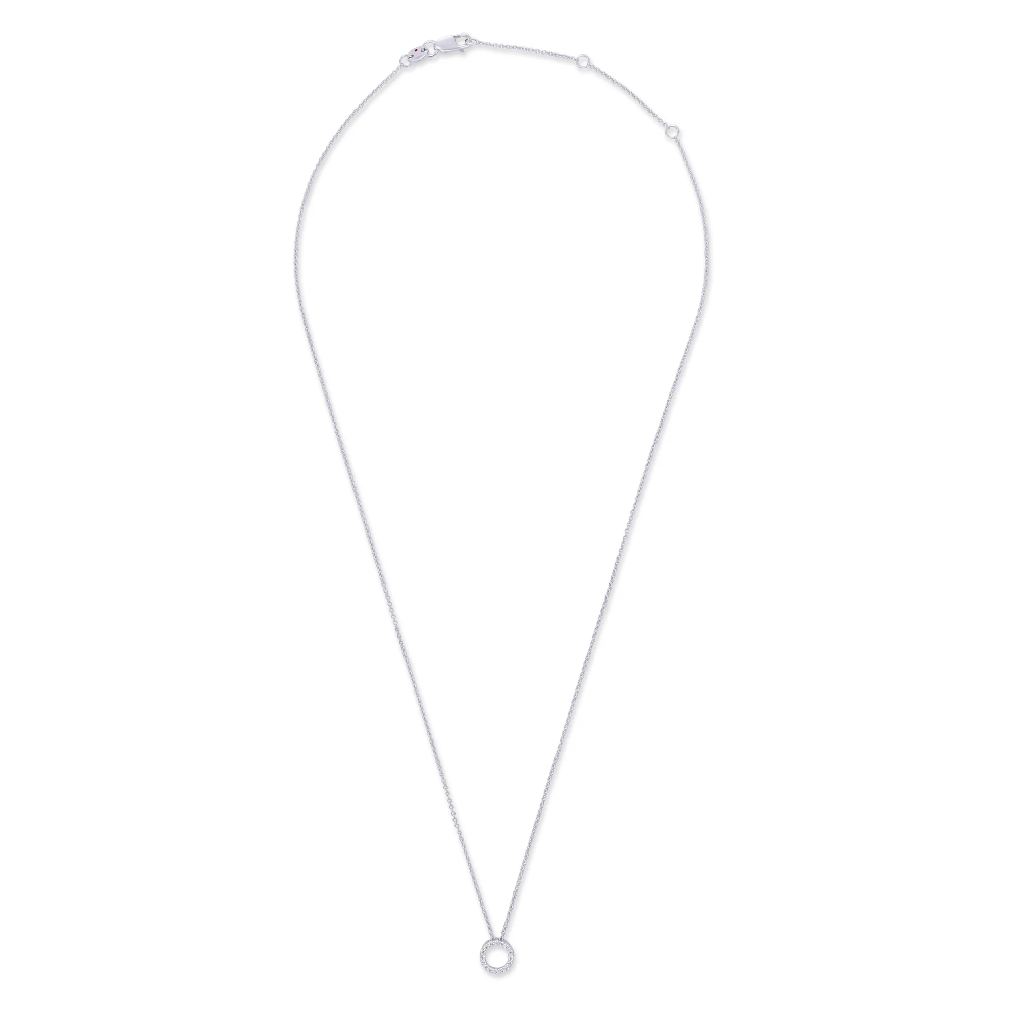 TINY TREASURE NECKLACE WITH DIAMONDS - Image 2