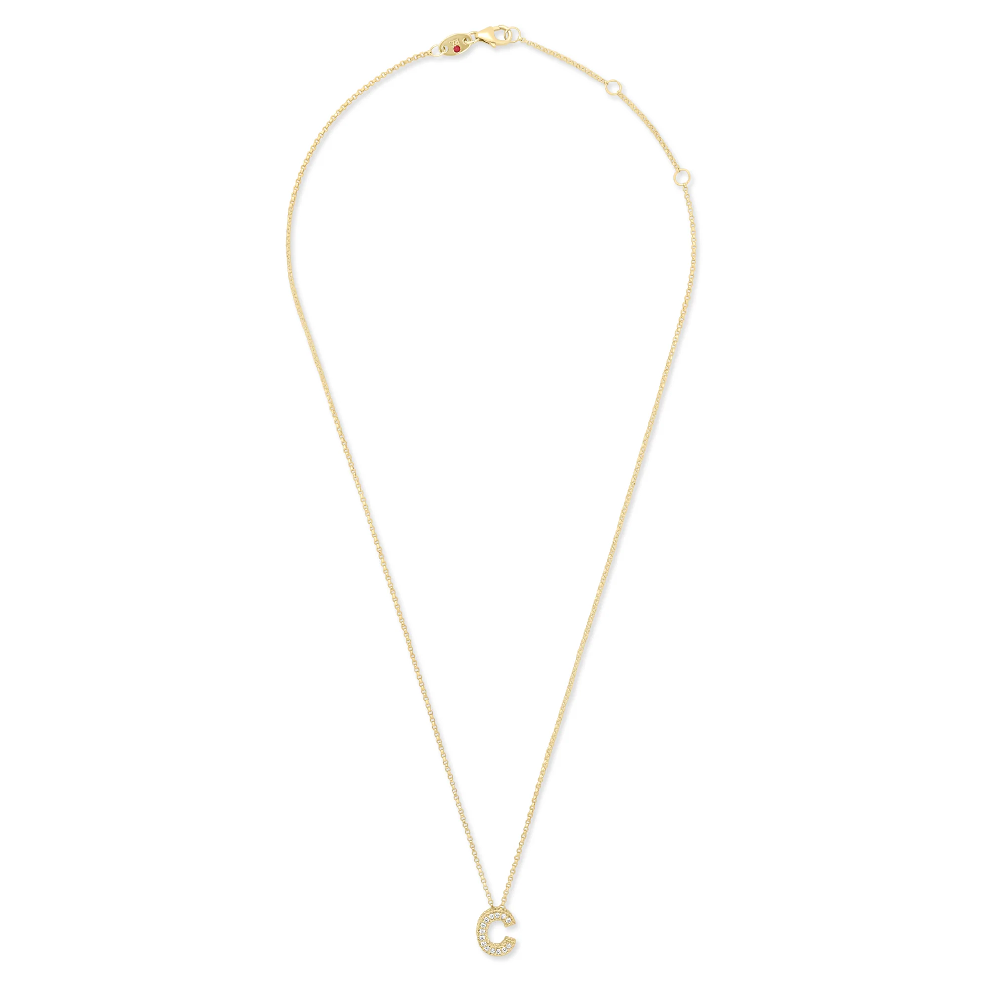TINY TREASURE NECKLACE WITH DIAMONDS - Image 2