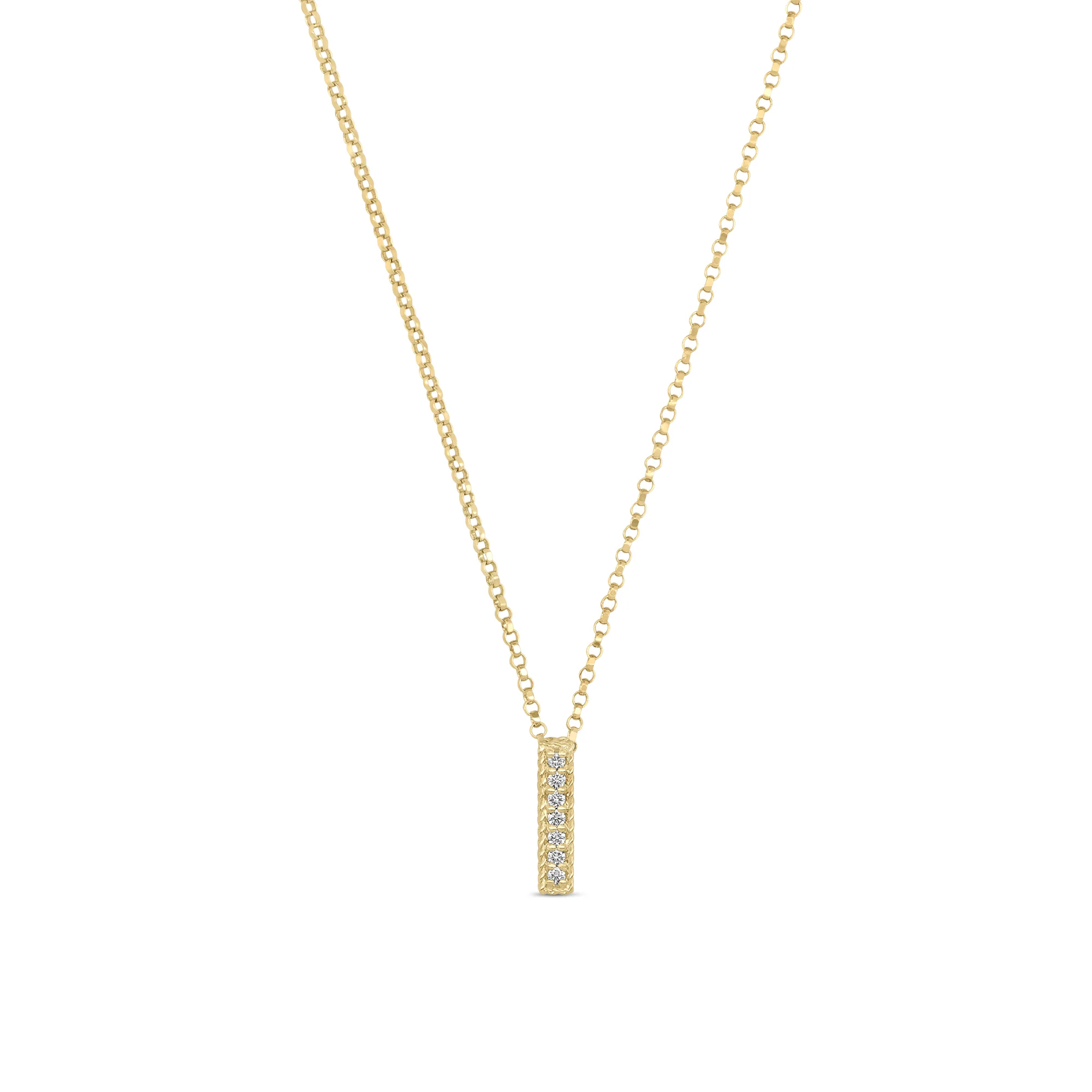 TINY TREASURE NECKLACE WITH DIAMONDS