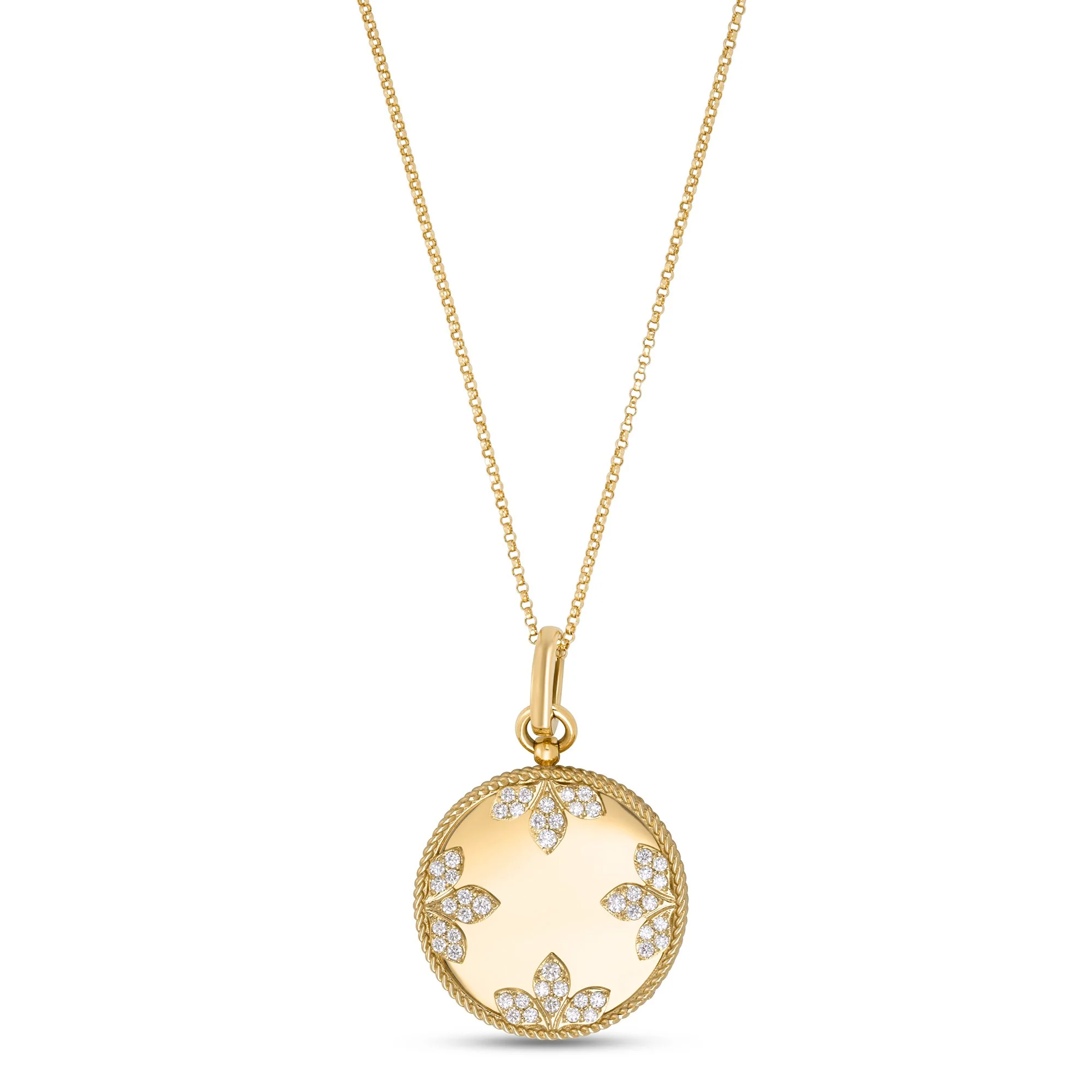VENETIAN MEDALLIONS COLLAR WITH DIAMONDS