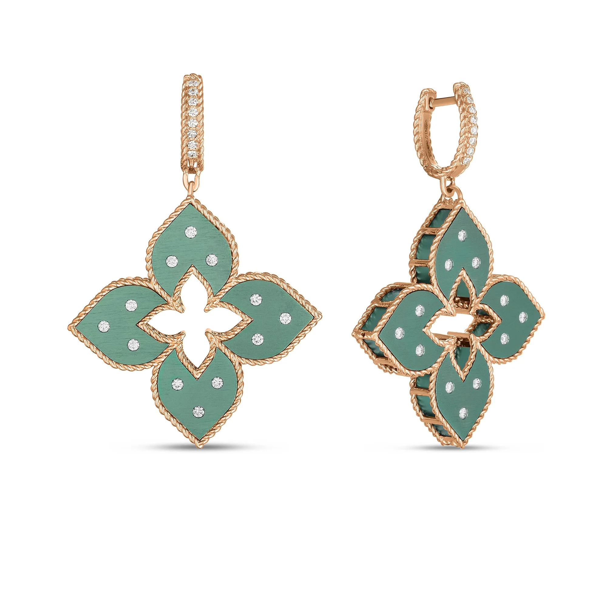 VENETIAN PRINCESS EARRINGS WITH TITANIUM