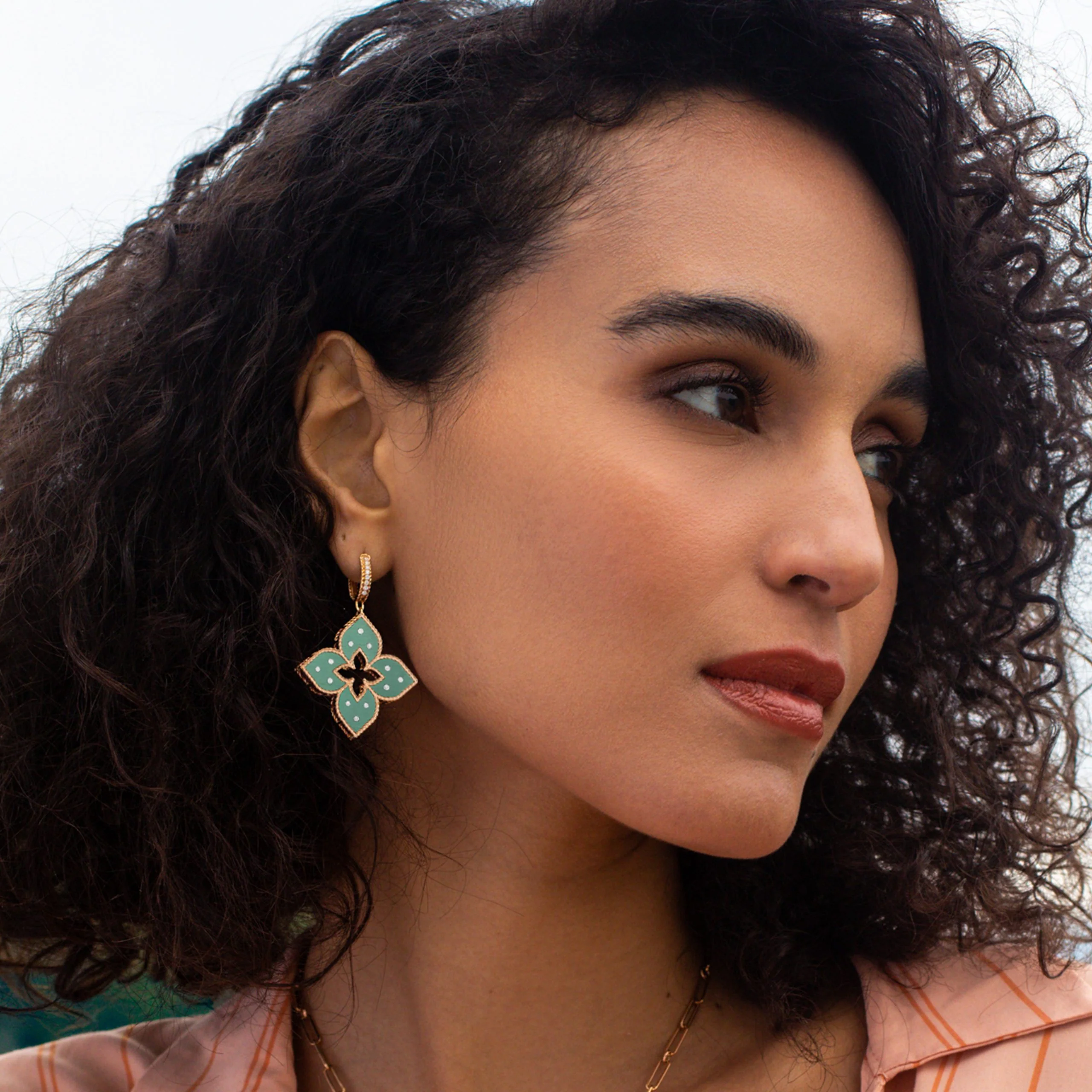 VENETIAN PRINCESS EARRINGS WITH TITANIUM - Image 2