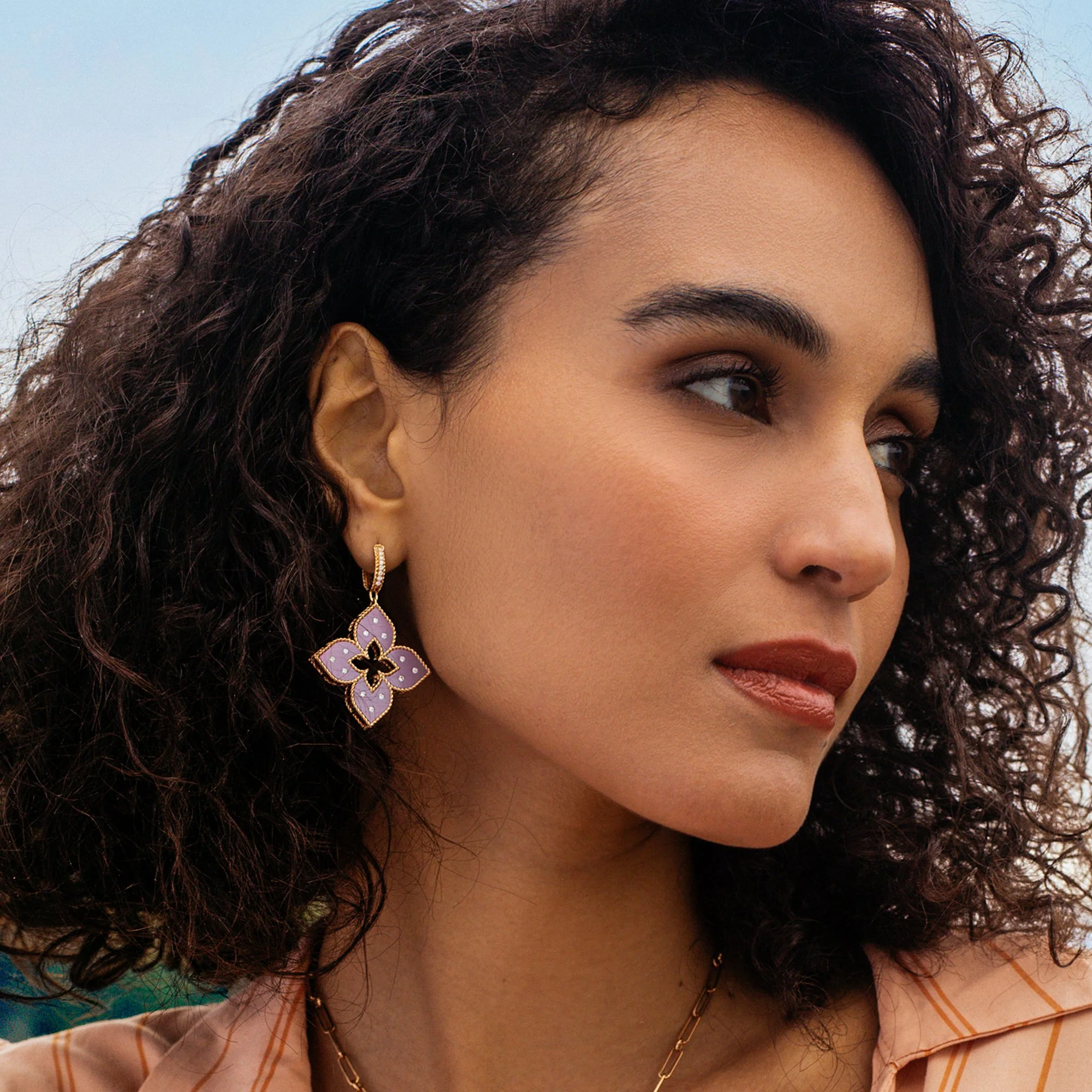 VENETIAN PRINCESS EARRINGS WITH TITANIUM - Image 2