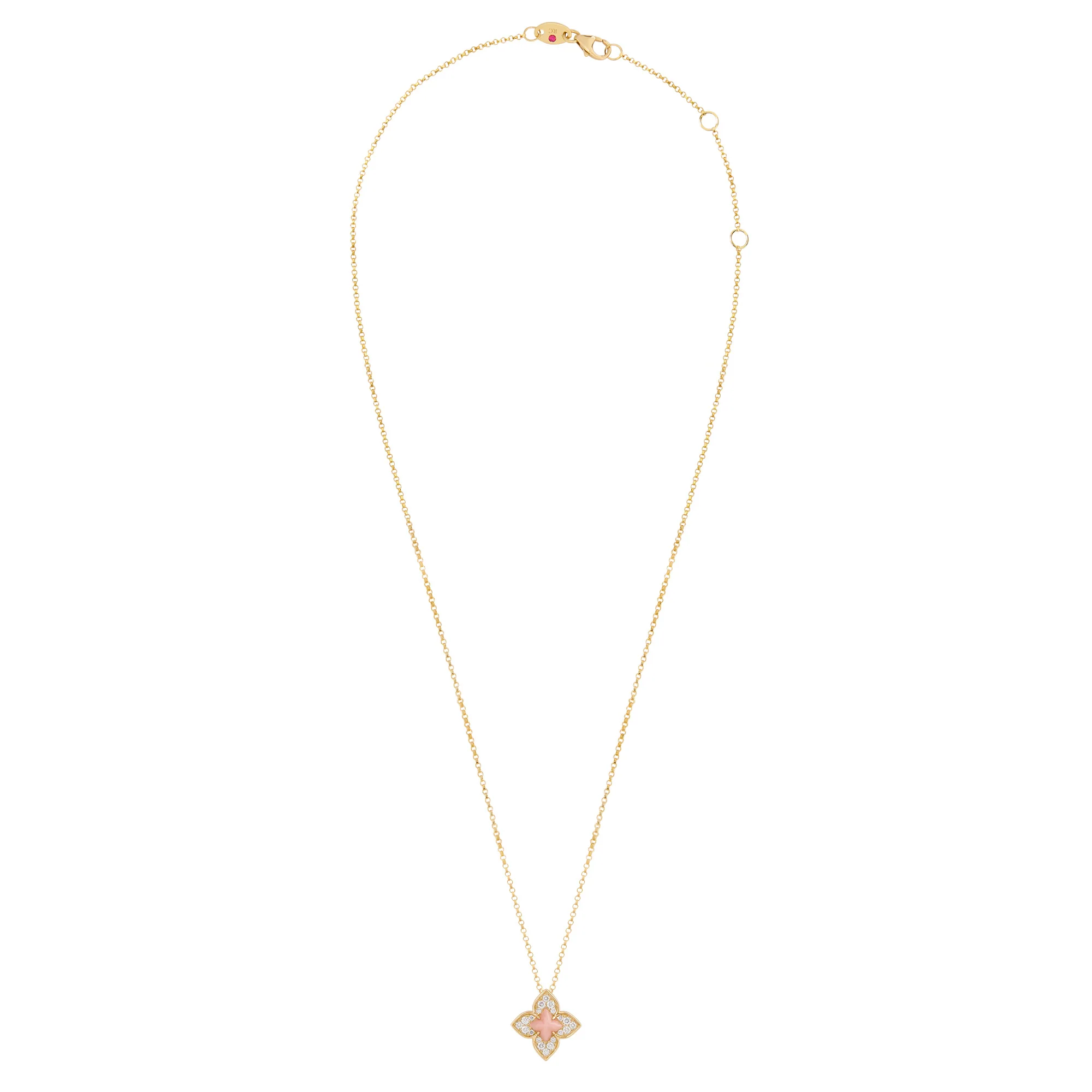 VENETIAN PRINCESS NECKLACE FOR CAROUSEL WITH DIAMONDS AND OPAL - Image 2