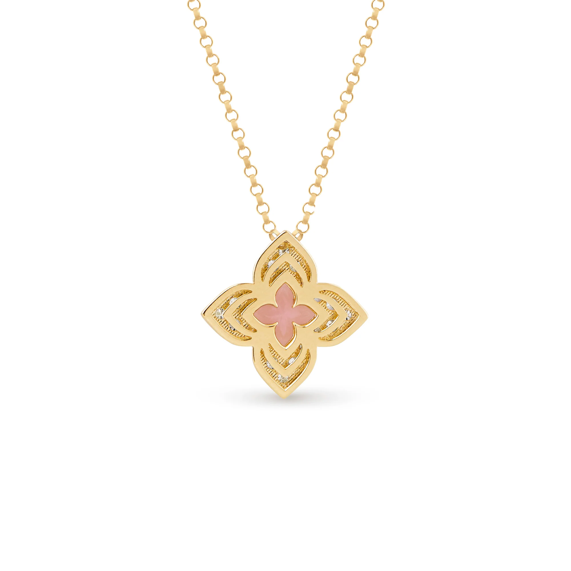 VENETIAN PRINCESS NECKLACE FOR CAROUSEL WITH DIAMONDS AND OPAL - Image 3