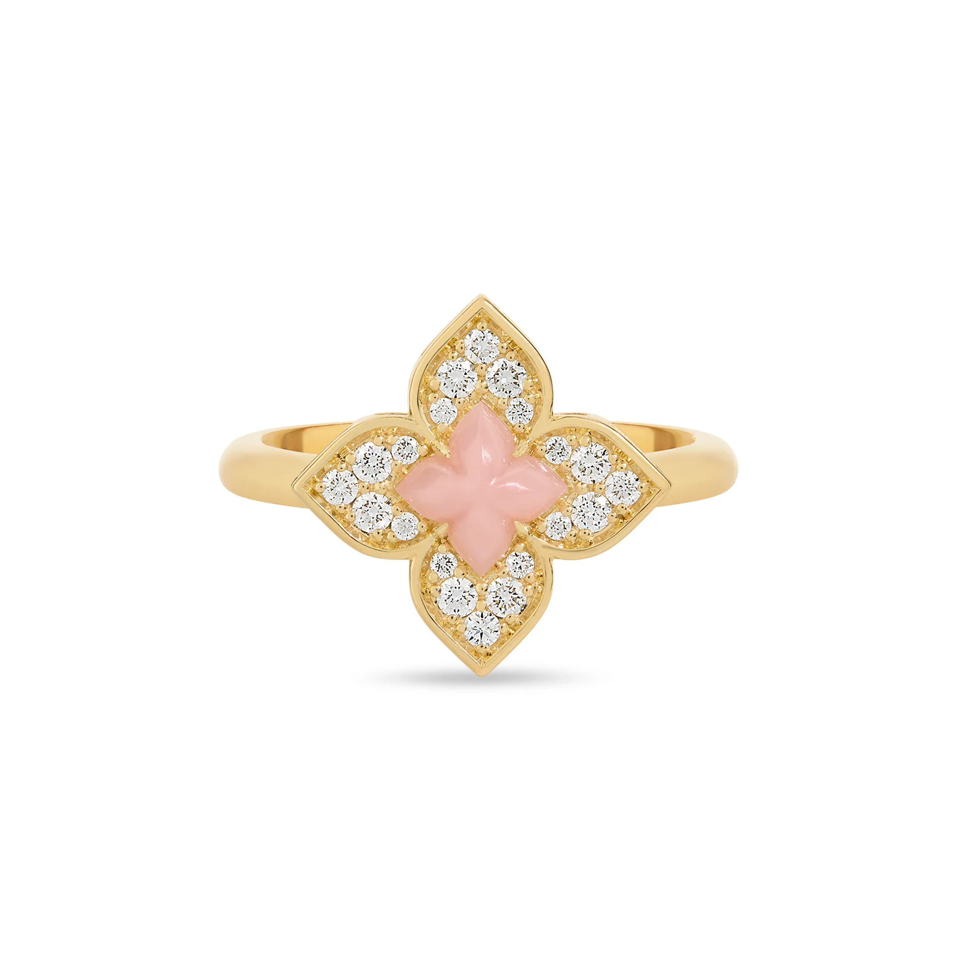 VENETIAN PRINCESS RING FOR CAROUSEL WITH DIAMONDS AND OPAL - Image 2