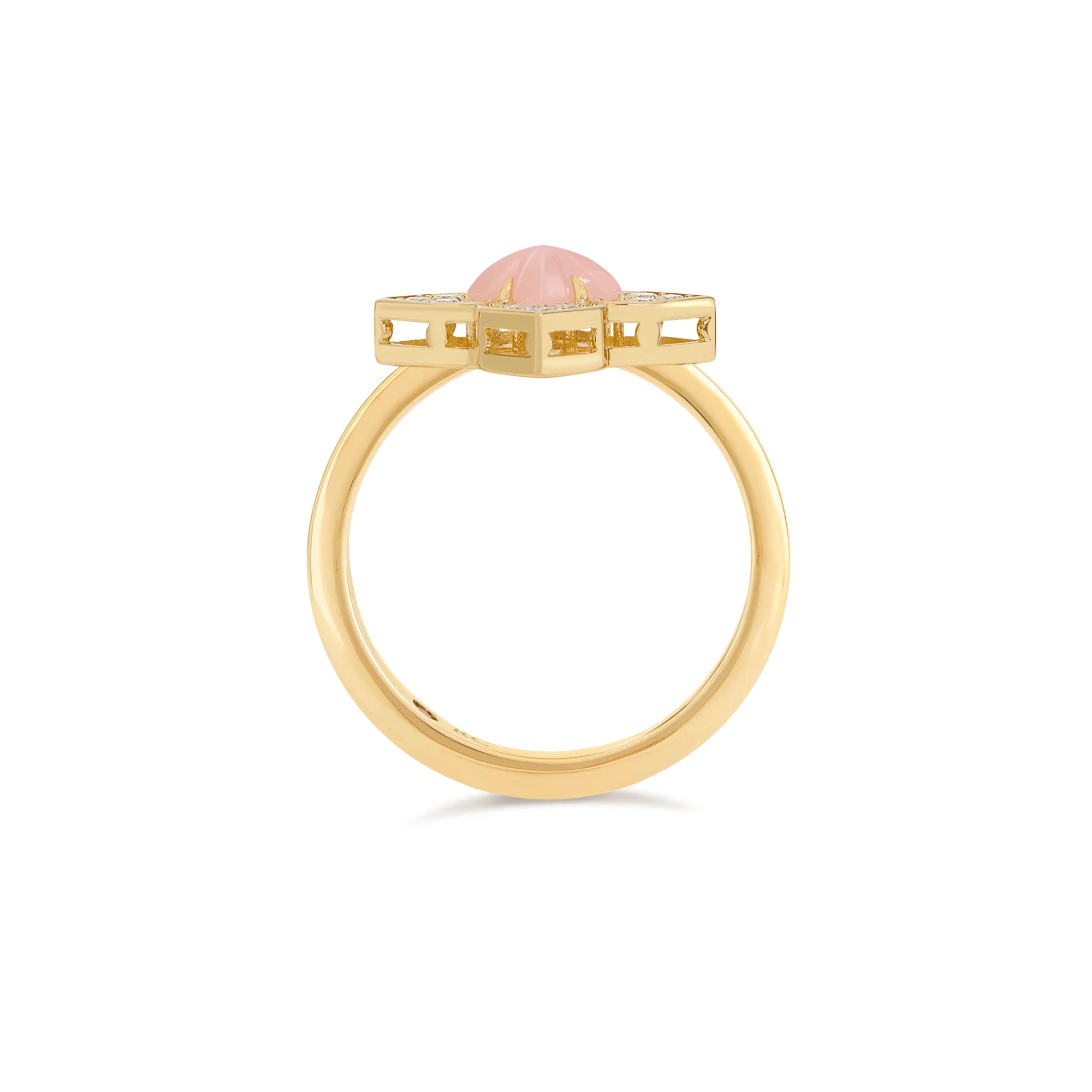 VENETIAN PRINCESS RING FOR CAROUSEL WITH DIAMONDS AND OPAL - Image 3