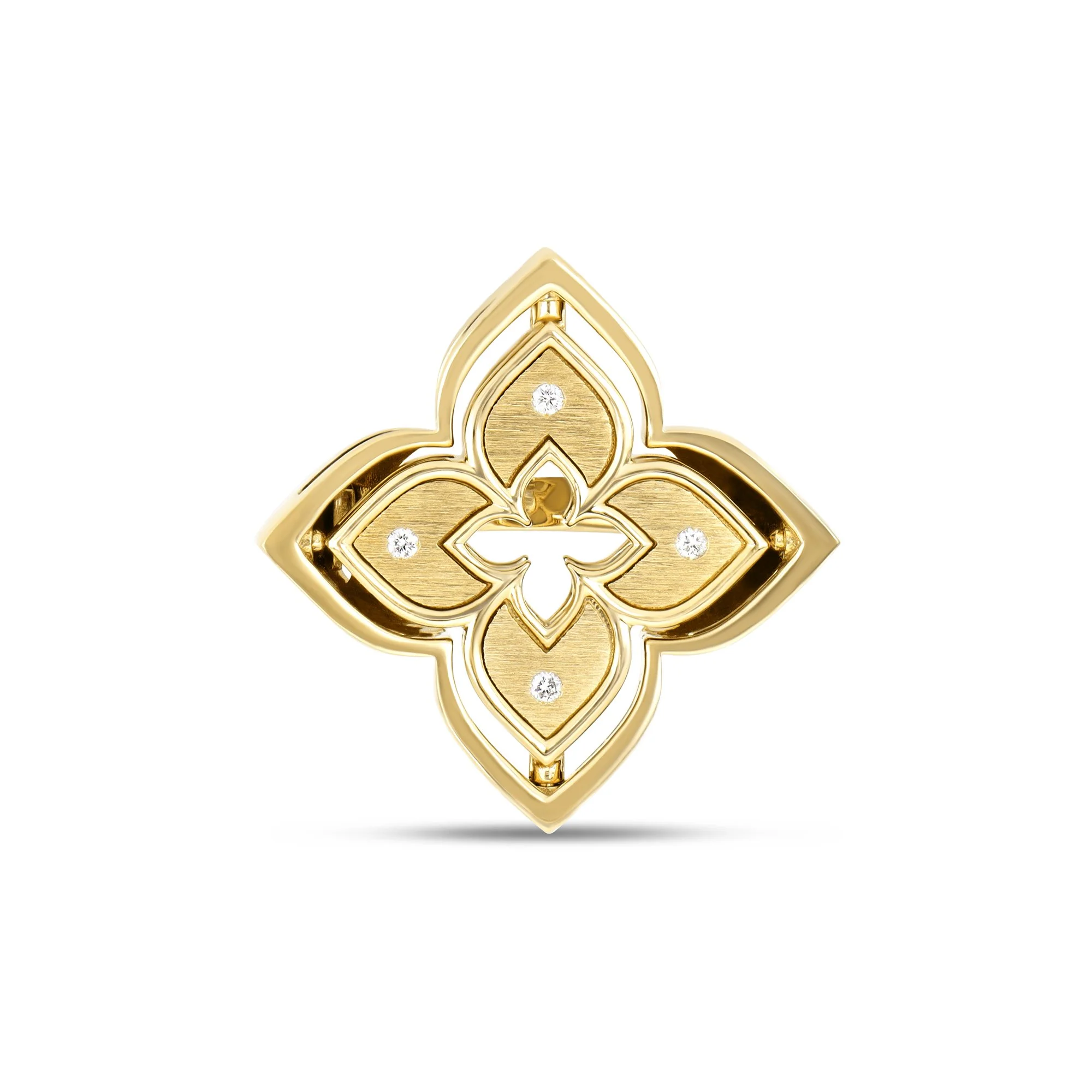 VENETIAN PRINCESS RING WITH DIAMONDS AND MOTHER OF PEARL - Image 4
