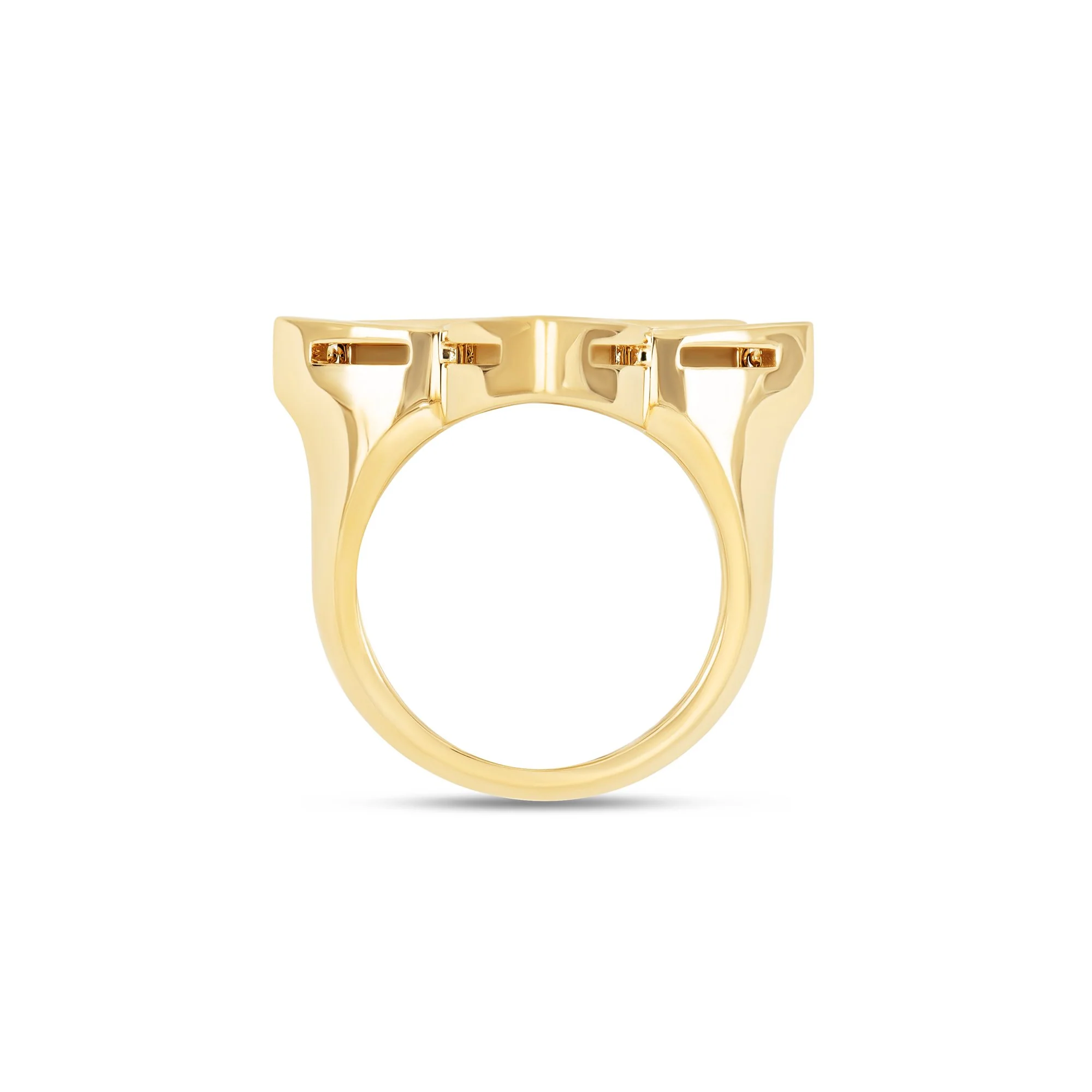 VENETIAN PRINCESS RING WITH DIAMONDS AND MOTHER OF PEARL - Image 5