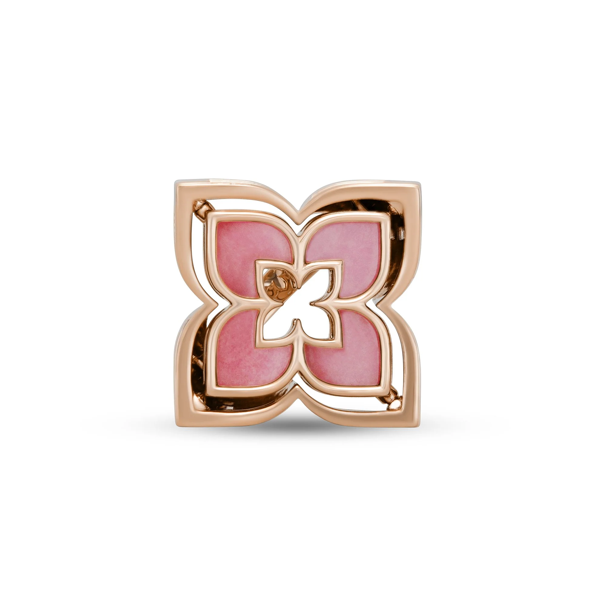 VENETIAN PRINCESS RING WITH DIAMONDS AND RHODONITE - Image 5