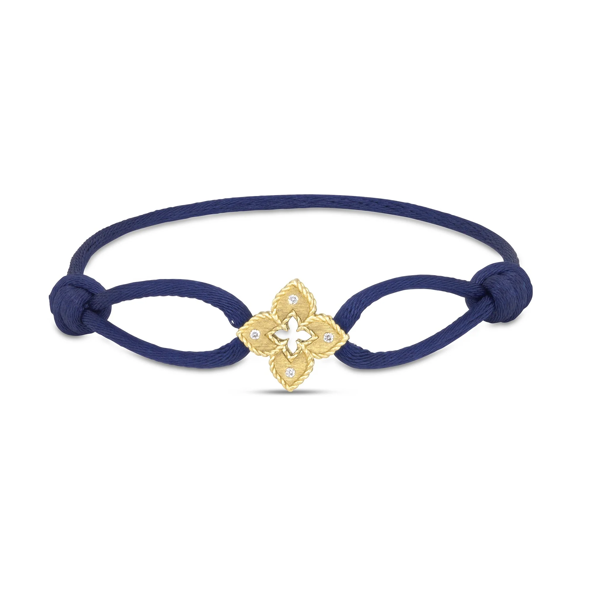 VENETIAN PRINCESS SILK BRACELET WITH DIAMONDS - Image 3