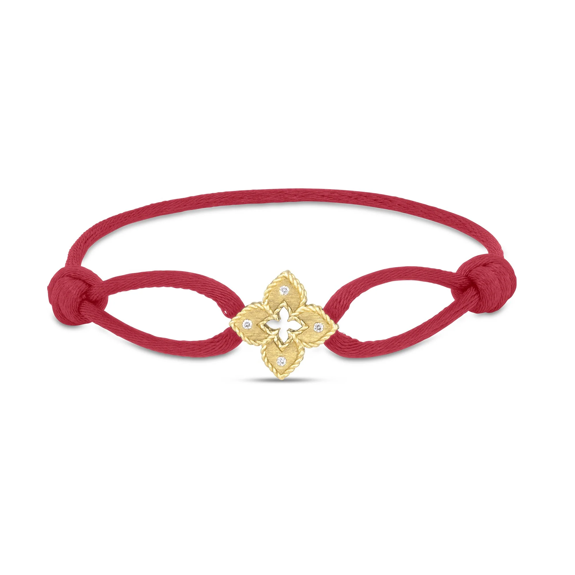 VENETIAN PRINCESS SILK BRACELET WITH DIAMONDS - Image 4